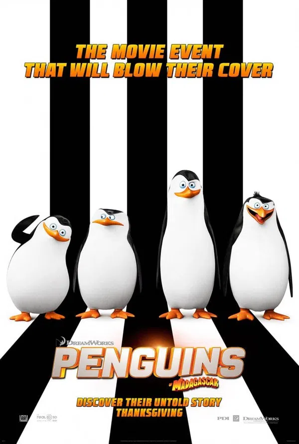 Poster phim Biệt đội cánh cụt vùng Madagascar trên SubNhanh