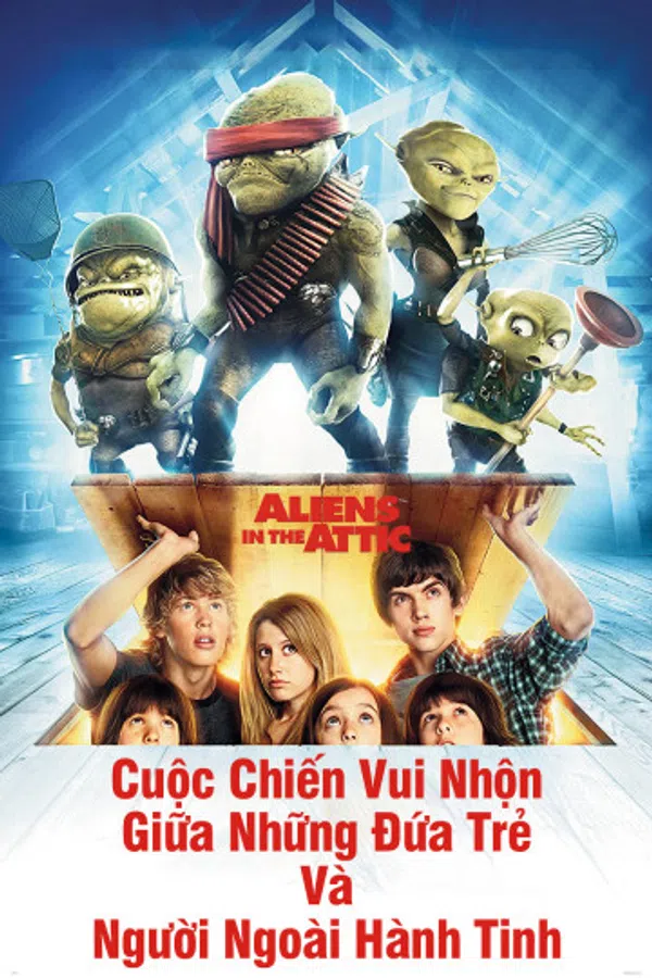 Poster phim Cuộc Chiến Vui Nhộn Giữa Những Đứa Trẻ Và Người Ngoài Hành Tinh trên SubNhanh