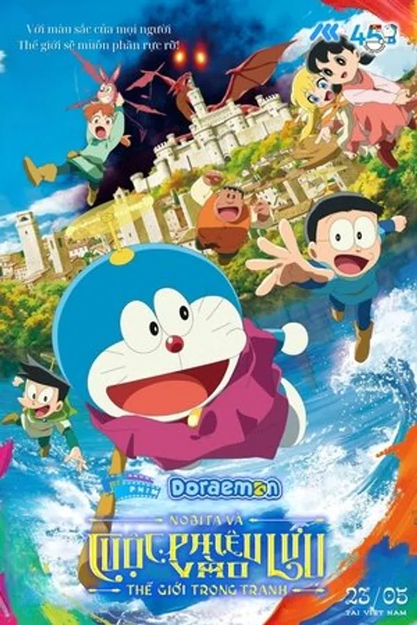 Poster phim Doraemon: Nobita Và Cuộc Phiêu Lưu Vào Thế Giới Trong Tranh trên SubNhanh