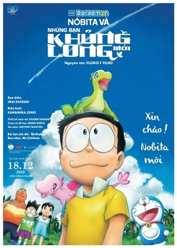 Poster phim Doraemon: Nobita và Những Bạn Khủng Long Mới trên SubNhanh