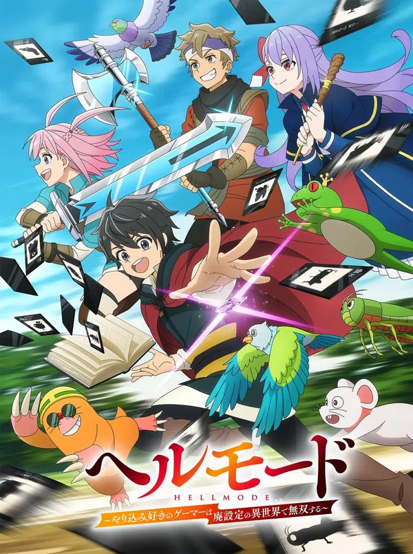 Poster phim Hell Mode: Yarikomizuki no Gamer wa Hai Settei no Isekai de Musou suru trên SubNhanh
