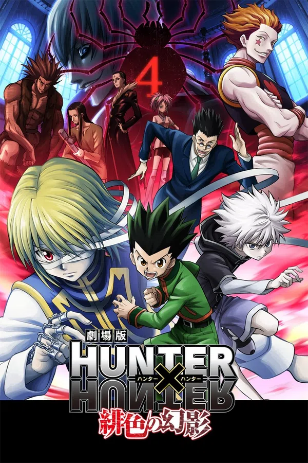 Xem Phim Hunter x Hunter: Đương Đầu Băng Nhền Nhện (Bóng Ma Đỏ Thẫm) Vietsub HD Online