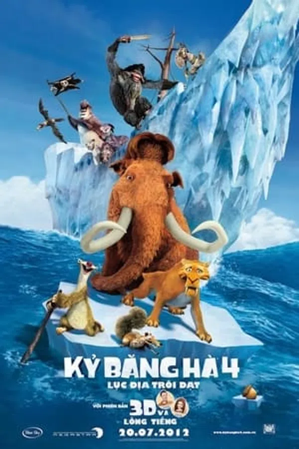Xem Phim Kỷ Băng Hà 4: Lục Địa Trôi Dạt Vietsub HD Online