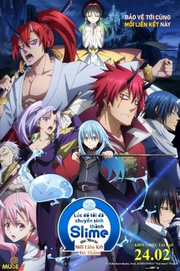 Xem Phim Lúc Đó Tôi Đã Chuyển Sinh Thành Slime: Mối Liên Kết Đỏ Thẫm Vietsub HD Online