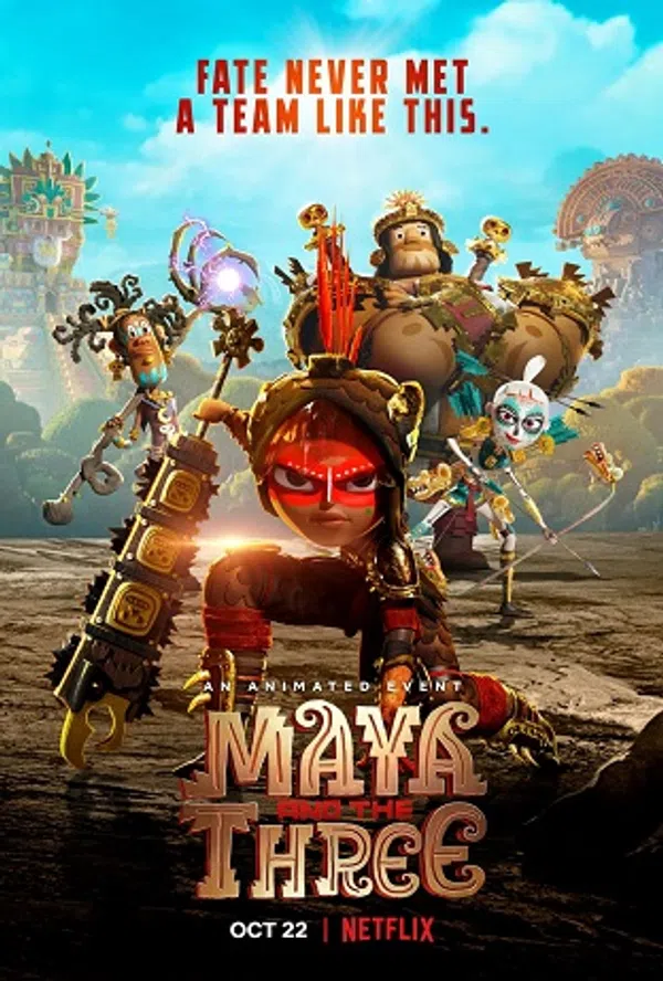 Poster phim Maya và Ba Chiến Binh Huyền Thoại trên SubNhanh