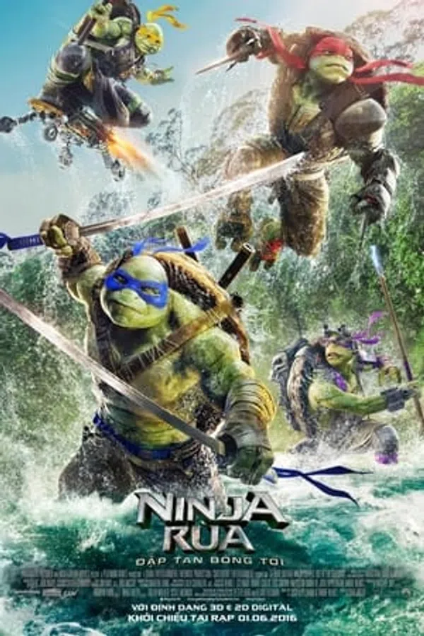 Xem Phim Ninja Rùa: Đập tan bóng tối Vietsub HD Online