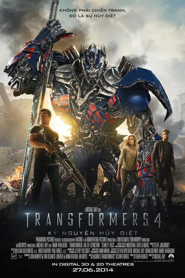 Xem Phim Transformers: Kỷ Nguyên Hủy Diệt Vietsub HD Online